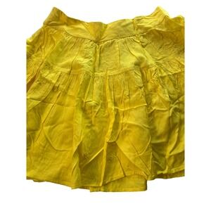 Whitneynrife Women's Skirt Size L Large Yellow W31 L17 NWT Stretch The Drop